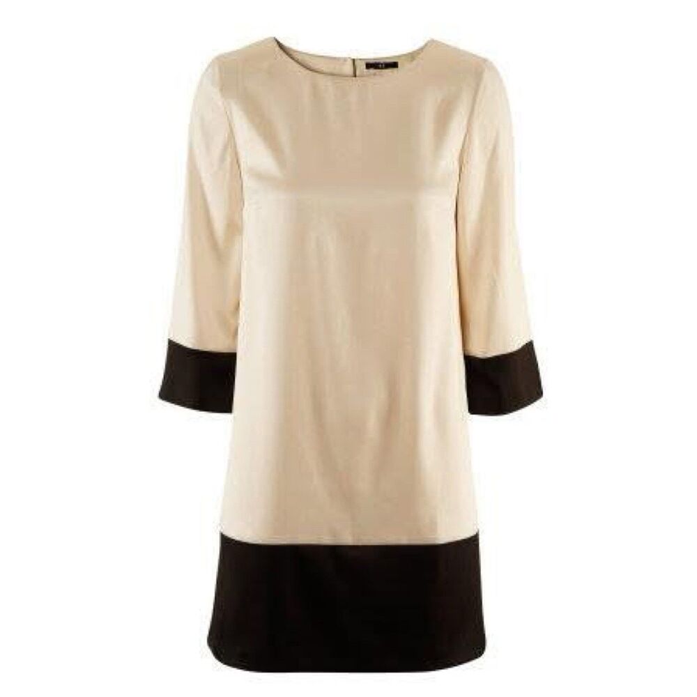 H&M Women Ivory Casual Dress Size 14